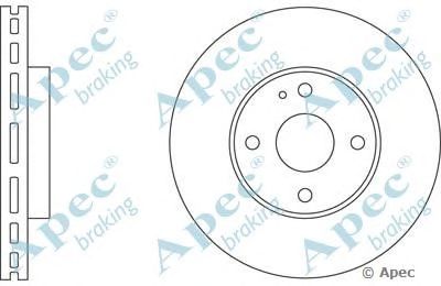 APEC BRAKING dsk514 -  Тормозной диск